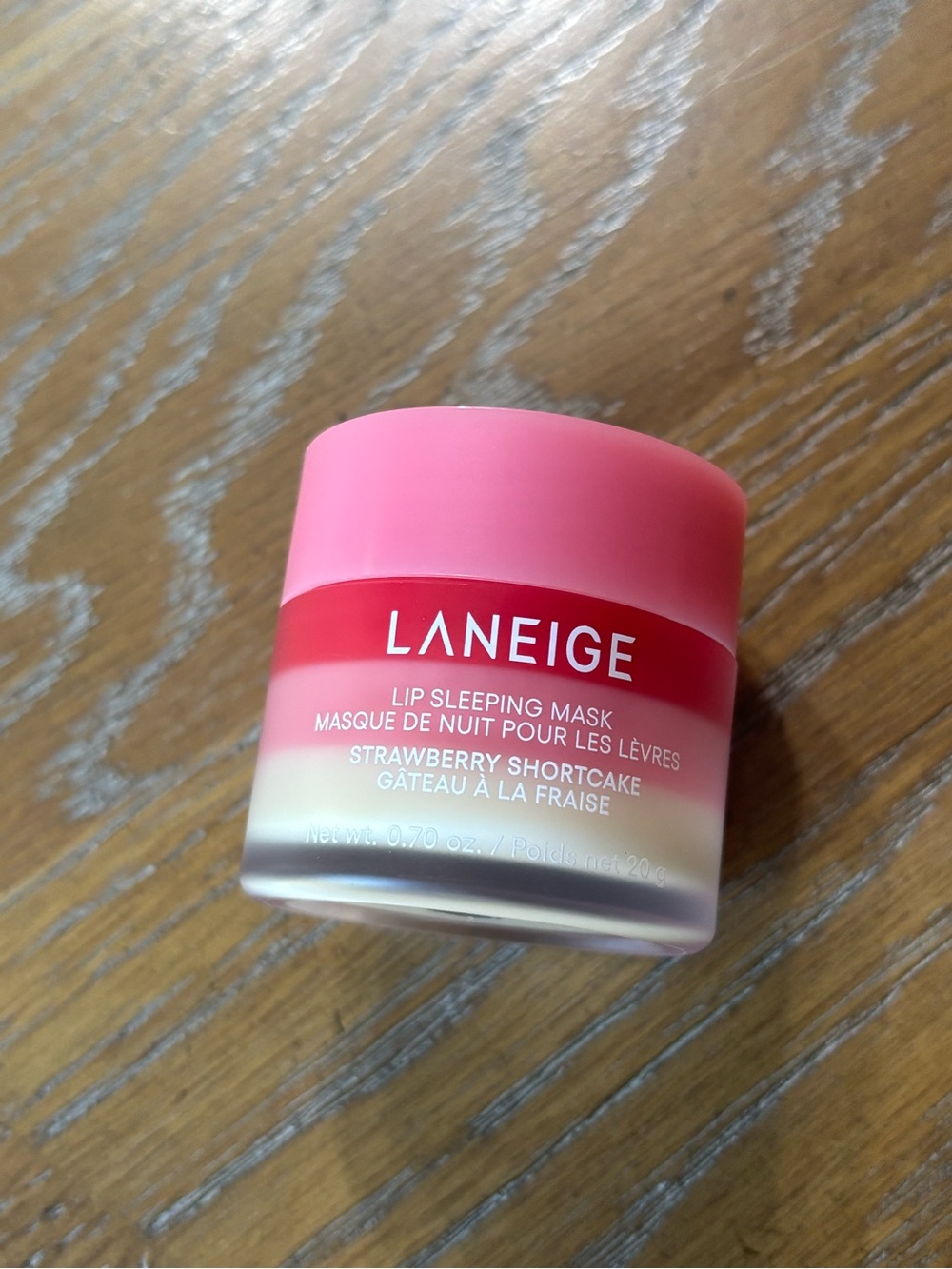 LANEIGE Pink and Red Lip Sleeping Mask - Strawberry Shortcake